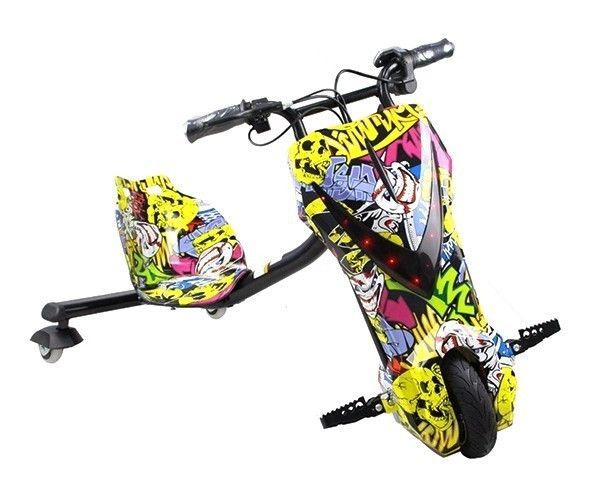 Электрический дрифт карт DRIFT CART MINIPRO T01 Желтый граффити