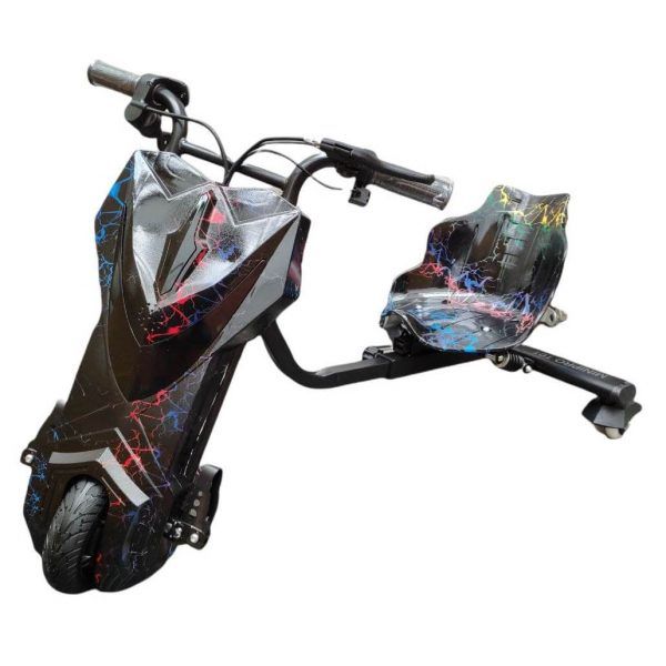 Электрический дрифт карт DRIFT CART MINIPRO T01 Pro Разноцветная молния