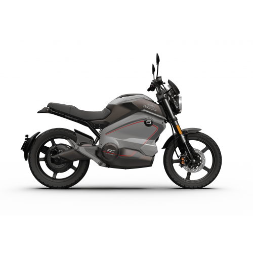 Электромотоцикл WHITE SIBERIA SUPER SOCO TC WANDERER Серый