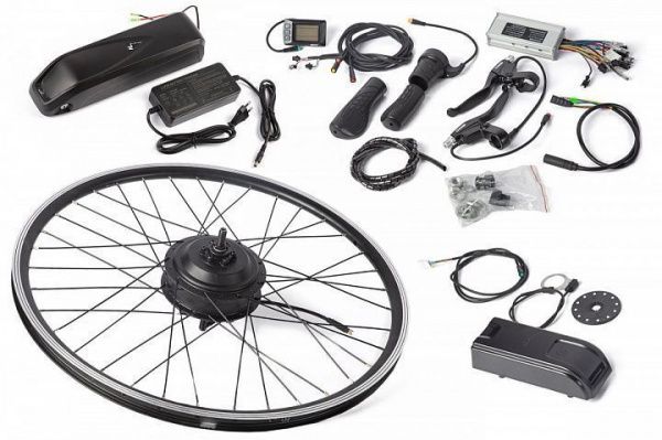 КОМПЛЕКТ Eltreco 36V 350W LCD 24" передний + АКБ 36V 10Ah (HL)