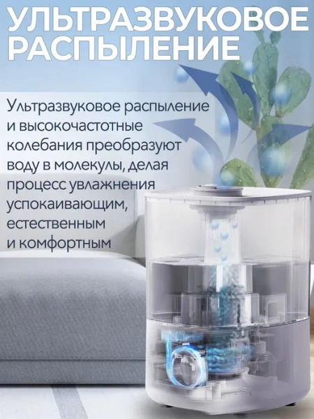 Увлажнитель воздуха для дома антибактериальный Lydsto Humidifier F100S