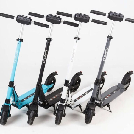 Электросамокат KUGOO S3 голубой + гидроизоляция