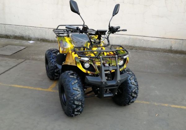 Квадроцикл GreenCamel Atakama T320 (48V 1000W R8 Дифференциал) армейский желтый