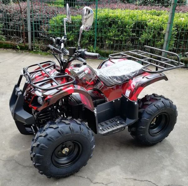 Квадроцикл GreenCamel Атакама T120 (48V 800W R8 Цепной привод) Армейский-красный
