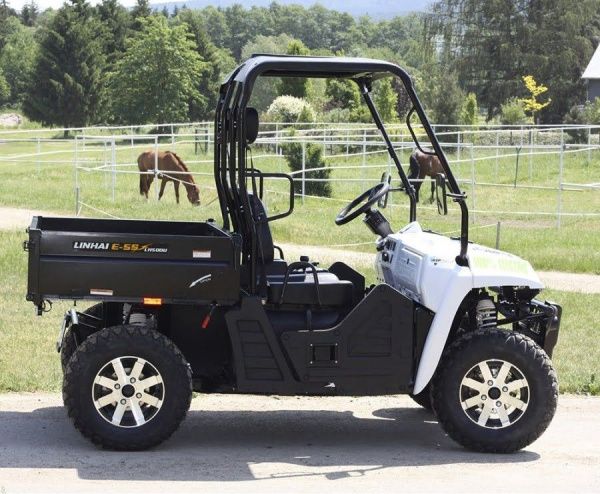 UTV GreenCamel Linhai LH50DU 150Ah (4kW AC, R12 литые) LUX белый