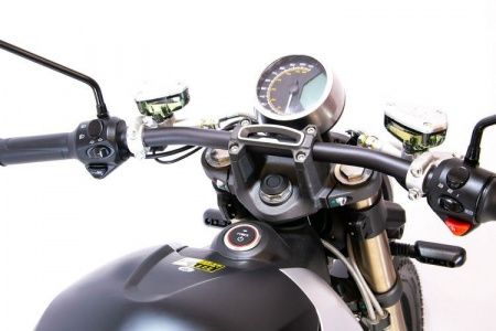 Электромотоцикл Super Soco TC Max (Спицованные диски) Серебристый
