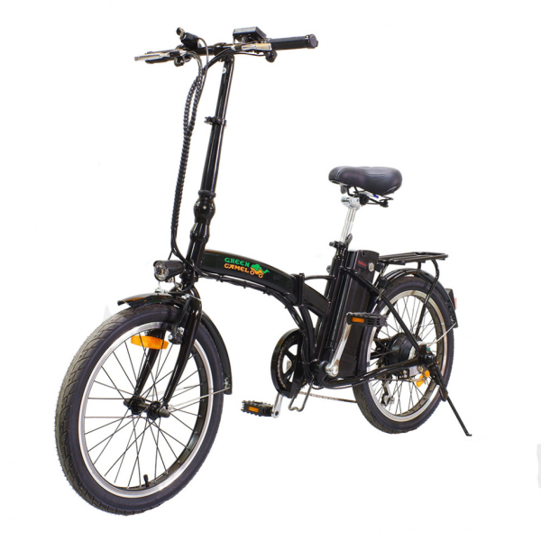 Электровелосипед GreenCamel Соло (R20 350W 36V 10Ah) складной черный