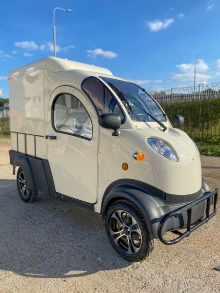 Квадрицикл грузовой GreenCamel Тендер X1200 Квадро (72V 2500W) кабина, BOX, понижающая 52 Ah