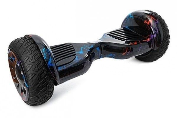 Гироскутер Smart Balance Cross-Country 12 дюймов Цветная молния (Самобаланс + Приложение)