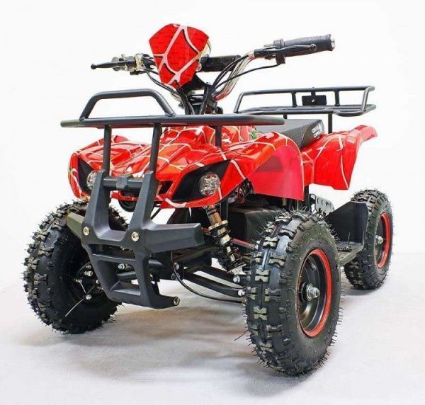 Квадроцикл GreenCamel Гоби K21 (12 Ah 36V 800W R6 Цепь) Красный паук