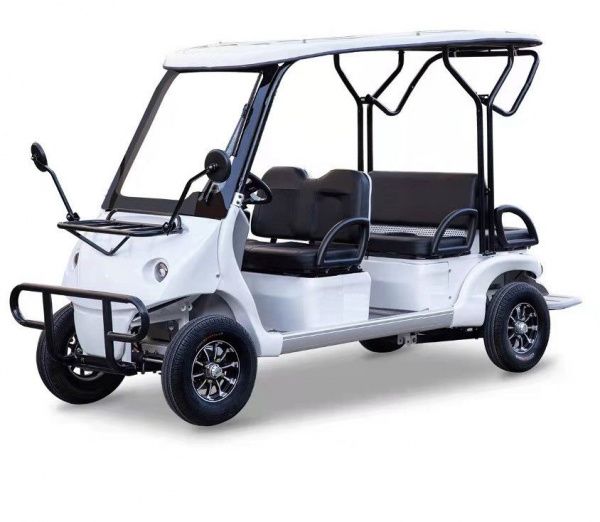 Гольфкар GreenCamel A42 105Ah (4+2 2500W 225/40-10' литые) Белый