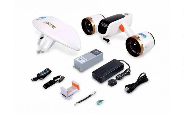 Электрический подводный скутер Sublue Mix Pro 122 Wh White Gold