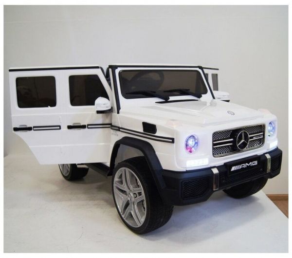 Детский электромобиль Мercedes-Benz AMG G65 4WD белый